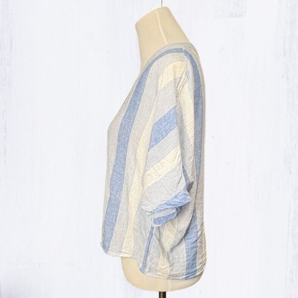 Rails Thea Blue And White Striped Tie Front Top S… - image 4